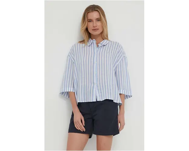 North Sails camasa femei, cu guler clasic, relaxed, 065387