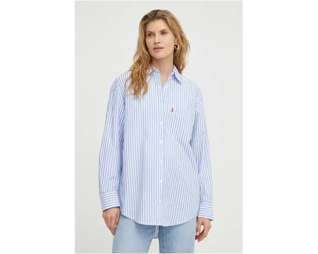 Levi's camasa din bumbac femei, cu guler clasic, relaxed