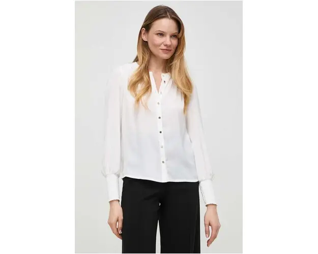 Morgan camasa femei, culoarea alb, regular