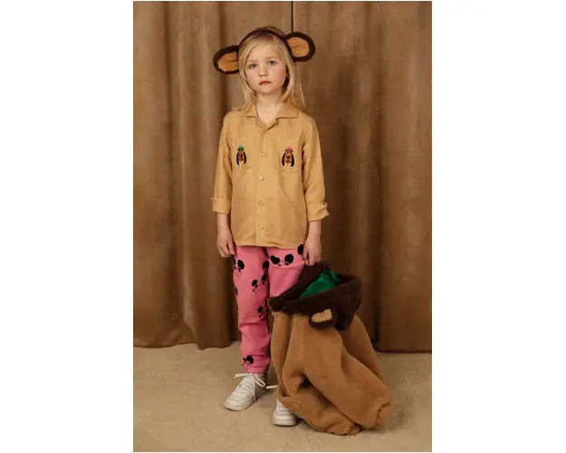 Mini Rodini camasa copii culoarea bej