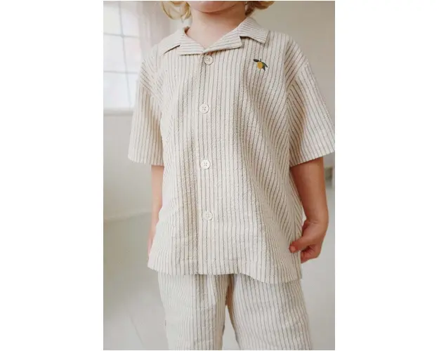 Konges Sløjd camasa copii culoarea galben