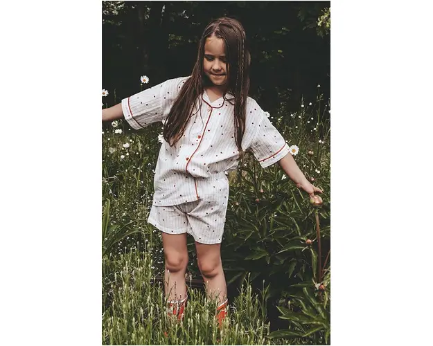 That's mine camasa de bumbac pentru copii Krista culoarea alb