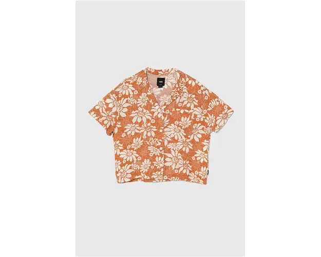 Vans camasa copii AMSTONE SS TOP GR culoarea portocaliu