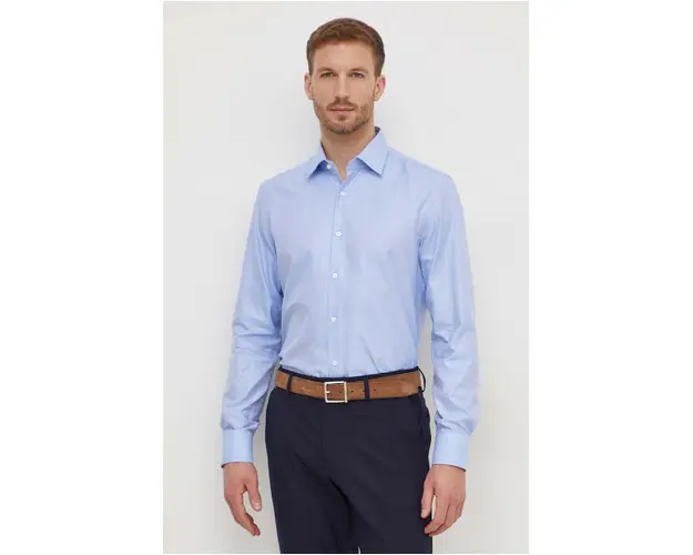 BOSS camasa din bumbac barbati, cu guler clasic, slim 50508401