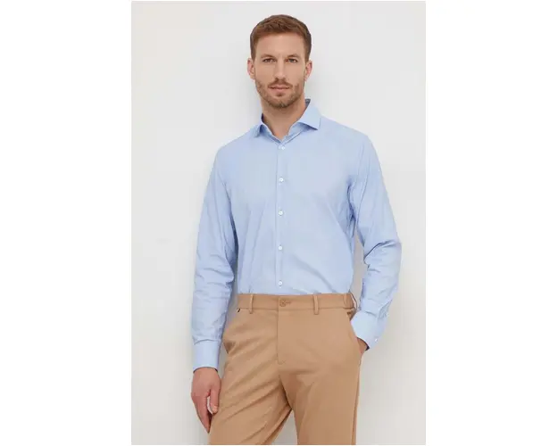 BOSS camasa barbati, cu guler italian, slim 50508786