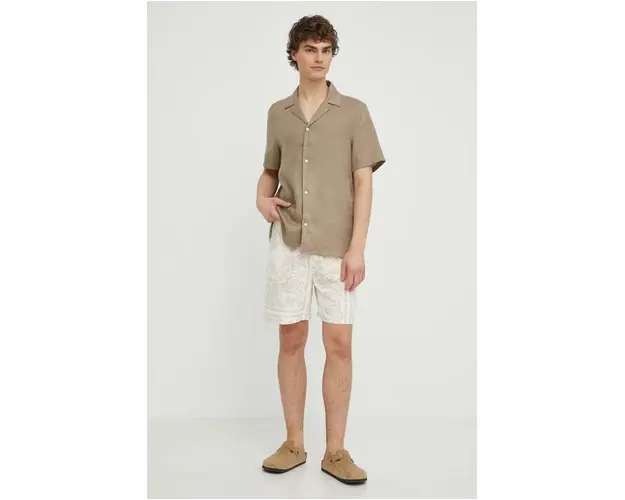 Drykorn camasa de in BIJAN_2 culoarea bej, regular, 126004 47356