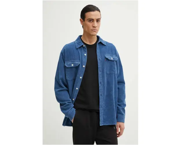 Levi's camasa din bumbac barbati, cu guler clasic, relaxed