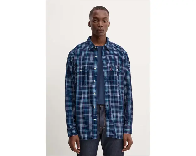 Levi's camasa din bumbac barbati, cu guler clasic, relaxed
