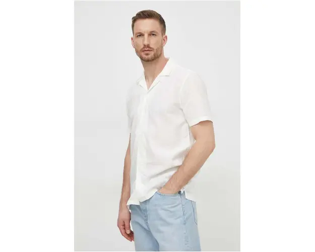 Lindbergh camasa de in culoarea bej, relaxed