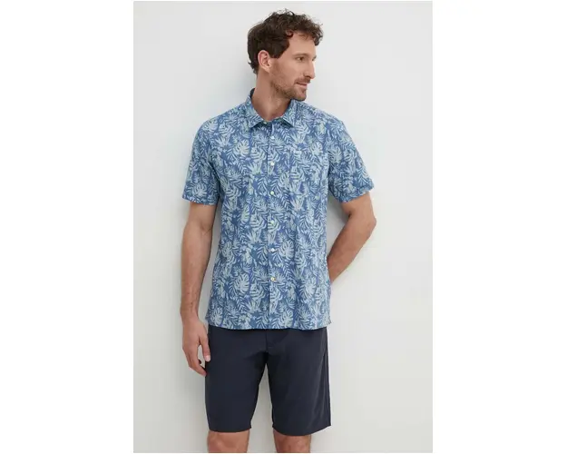 Barbour camasa din bumbac Shirt Dept - Summer barbati, cu guler clasic, regular, MSH5425