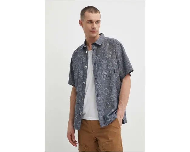 Jack Wolfskin camasa Karana barbati, cu guler clasic, regular