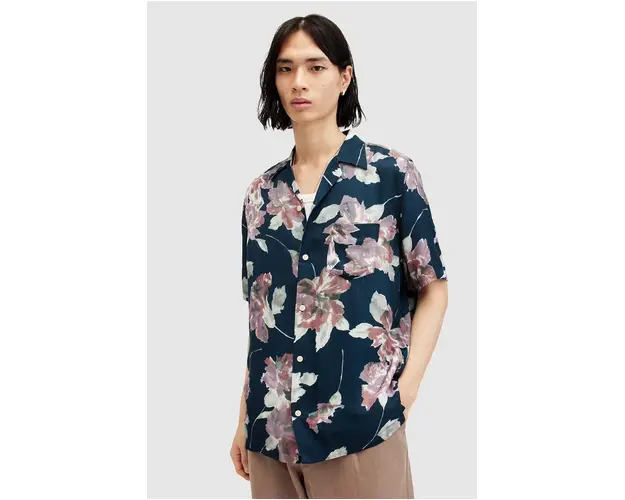 AllSaints camasa ZINNIA barbati, relaxed