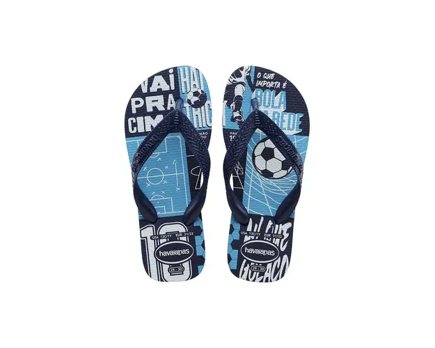 Havaianas slapi copii KIDS ATLHETIC culoarea albastru marin
