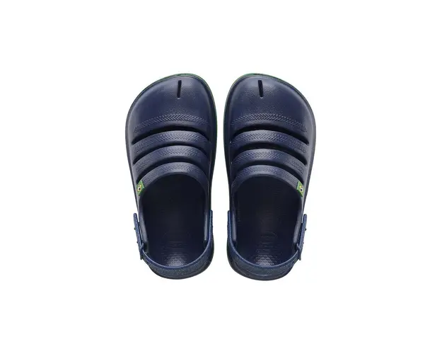 Havaianas slapi copii KIDS CLOG BRASIL culoarea albastru marin