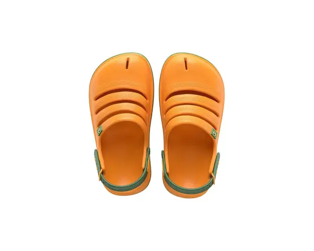 Havaianas slapi copii KIDS CLOG BRASILP culoarea portocaliu