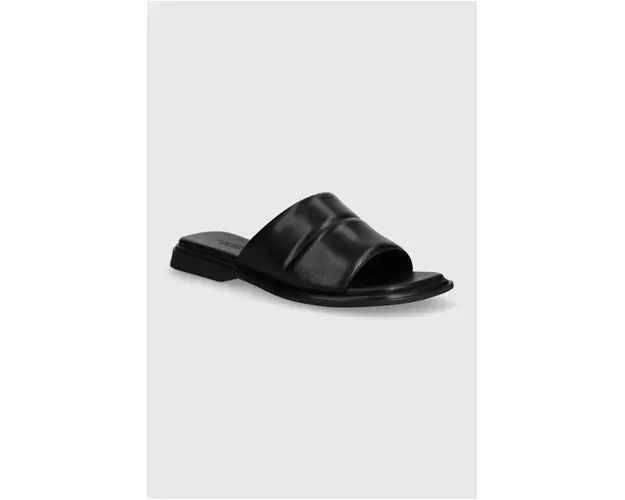 Vagabond Shoemakers slapi de piele IZZY femei, culoarea negru, 5713-001-20