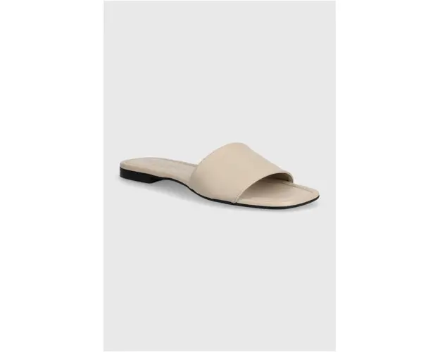 Marc O'Polo slapi de piele femei, culoarea bej, 40317951101134 NN2M3082