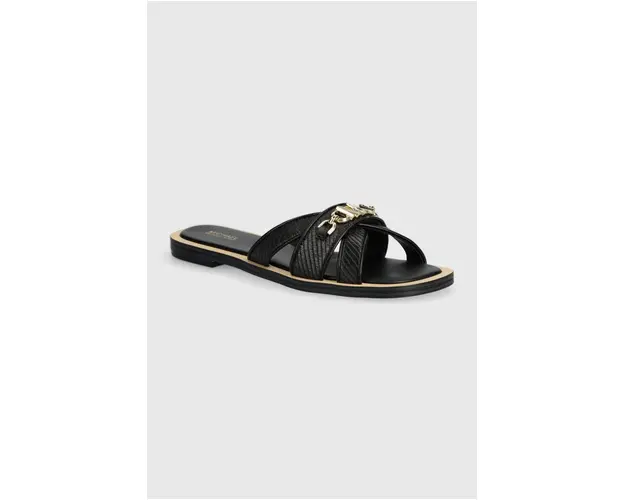 MICHAEL Michael Kors papuci Tiffanie femei, culoarea negru, 40S4TFFS1D