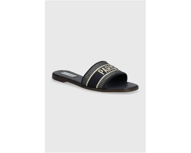 Steve Madden papuci Knox femei, culoarea albastru marin, SM11002574