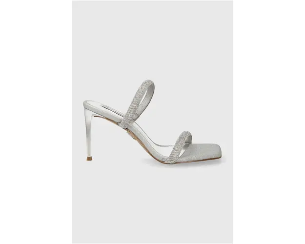 Steve Madden papuci Emporium-R femei, culoarea argintiu, cu toc drept, SM11002984