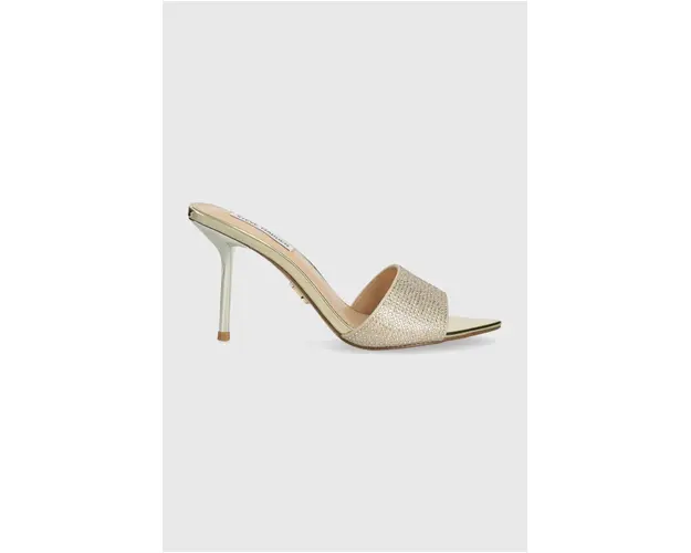Steve Madden papuci Fast-lane femei, culoarea auriu, cu toc cui, SM11002897