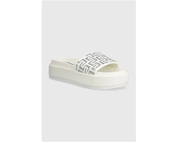 Steve Madden papuci Kora femei, culoarea alb, cu platforma, SM11003018