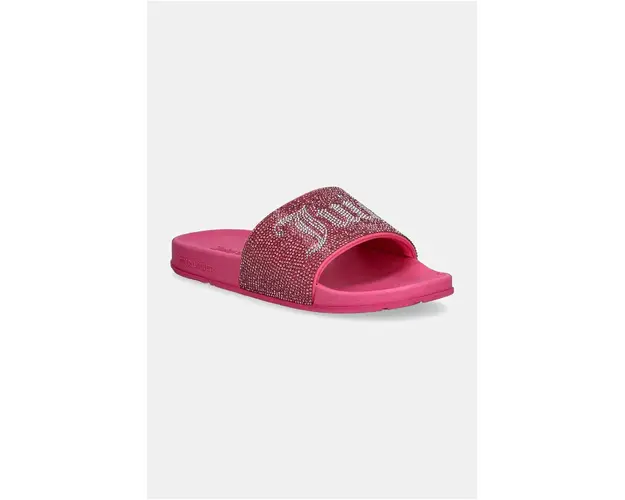Juicy Couture papuci DONNA DIAMANTE femei, culoarea roz, JCFYL222054