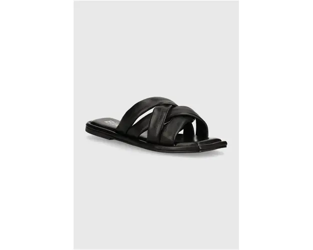 Bianco slapi de piele BIALILLIE femei, culoarea negru, 11201074