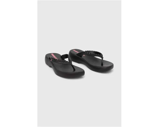 Ipanema slapi VERANO FEM femei, culoarea negru, cu platforma, 27079-AP905