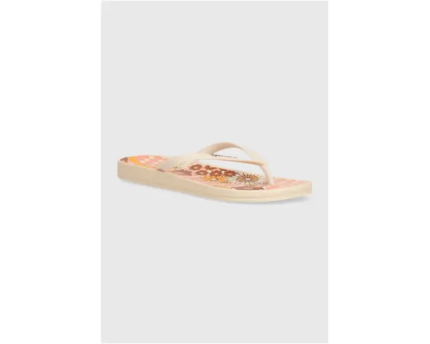 Ipanema slapi ANAT TEMAS femei, culoarea bej, cu toc plat, 83469-AO917