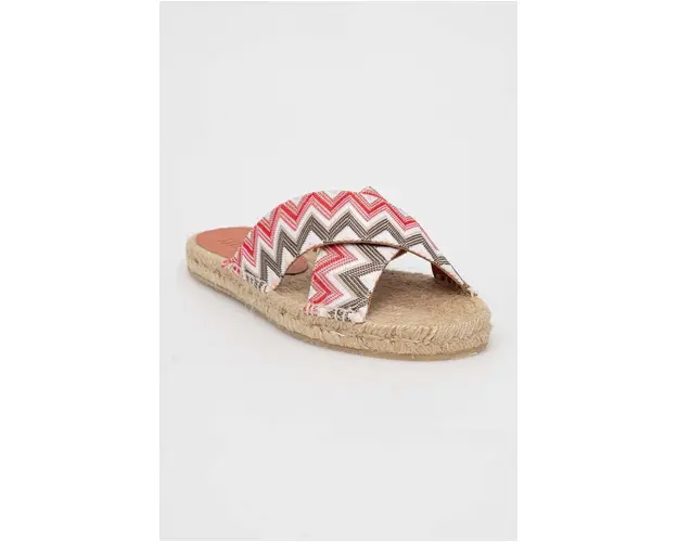 Missoni papuci Harlow femei, culoarea bej, M28_002