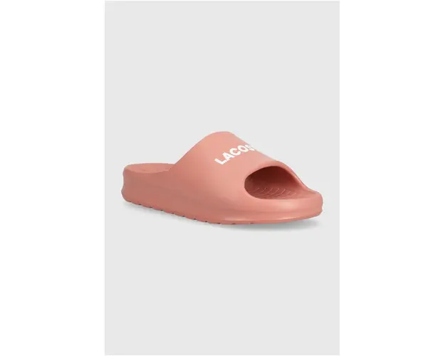 Lacoste papuci Serve Slide 2.0 femei, culoarea roz, 47CFA0020