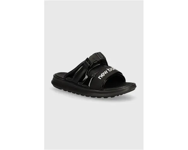 New Balance papuci femei, culoarea negru, SWA330D3