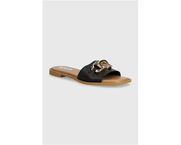 Steve Madden slapi de piele Gene femei, culoarea negru, SM11002480