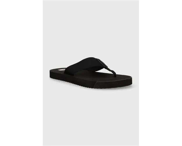Tommy Jeans slapi TJM ELEVATED FLIP FLOP barbati, culoarea negru, EM0EM01393