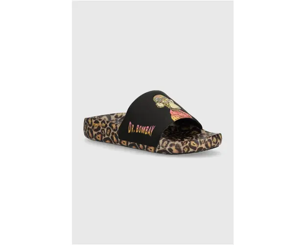 Skechers papuci SKECHERS X SNOOP DOGG barbati, culoarea maro