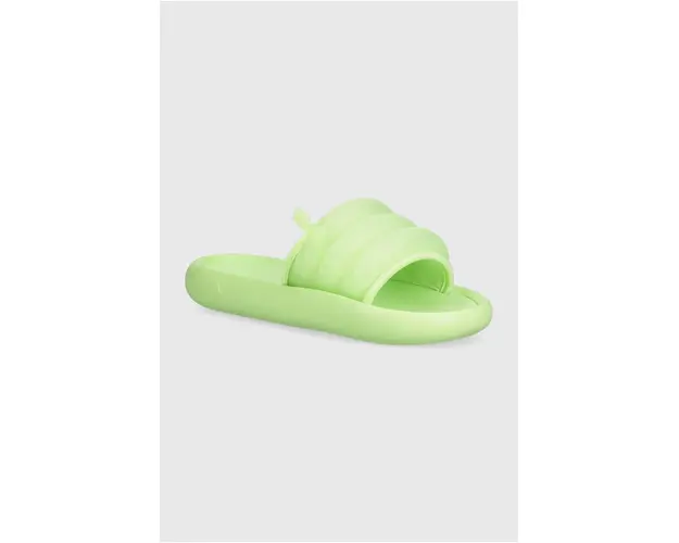 adidas papuci culoarea verde, IF0889