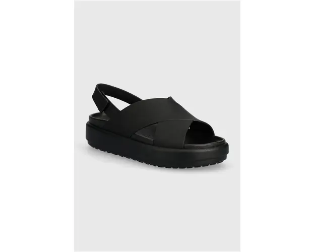 Crocs sandale Brooklyn Luxe Strap culoarea negru, 209407.060