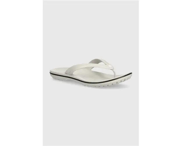Crocs slapi Crocband Flip culoarea gri, 11033