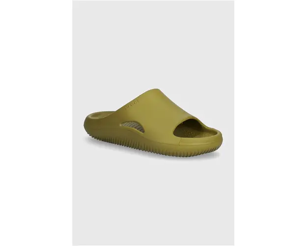 Crocs papuci Mellow Recovery Slide culoarea verde, 208392