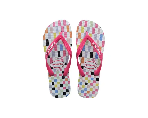 Havaianas slapi TOP CHECK culoarea roz, 4148764.7210