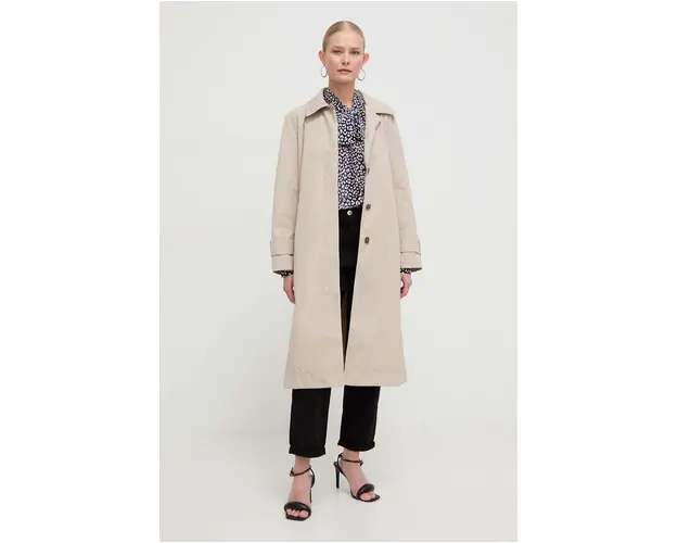 Marella palton femei, culoarea bej, de tranzitie 2413020000000