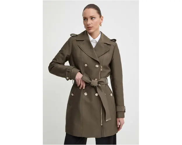 Morgan trenci GSILVIA femei, culoarea verde, de tranzitie, GSILVIA