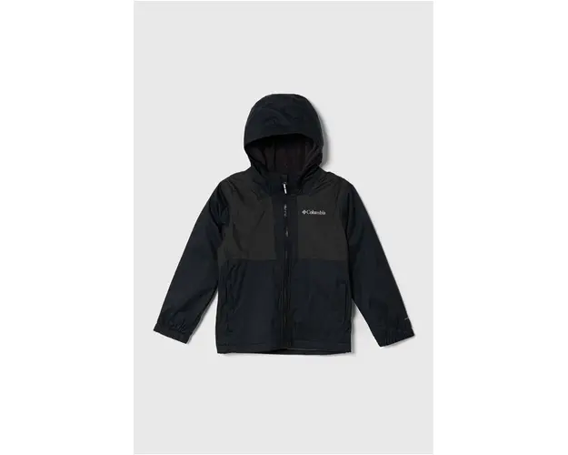 Columbia geaca copii Rainy Trails Fleece culoarea negru