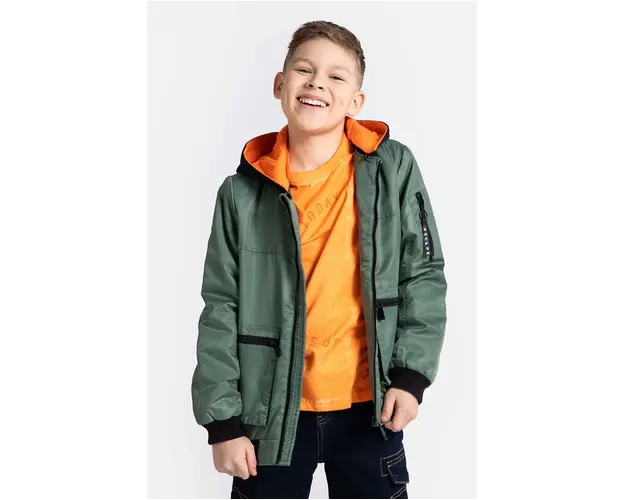 Coccodrillo geaca copii culoarea verde