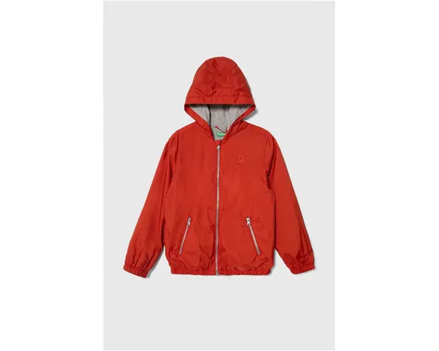 United Colors of Benetton geaca copii culoarea rosu