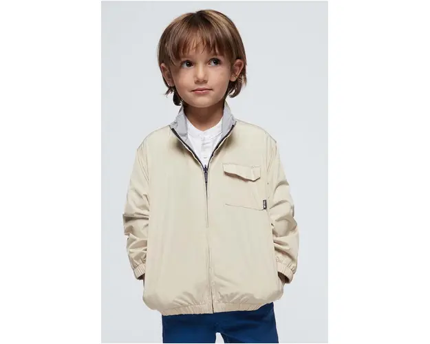 Mayoral geaca reversibila pentru copii culoarea gri