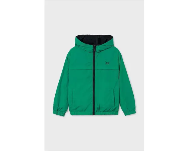 Mayoral geaca reversibila pentru copii culoarea verde