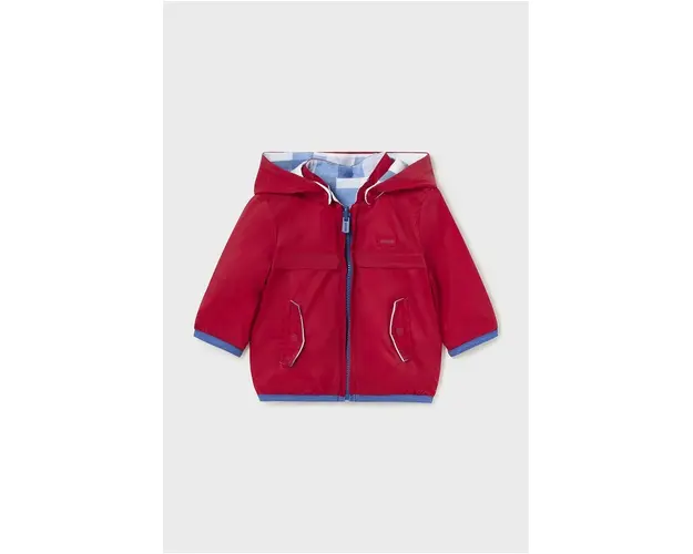 Mayoral Newborn geaca reversibila pentru bebelusi culoarea rosu
