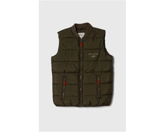 Pepe Jeans vesta copii CAID culoarea verde